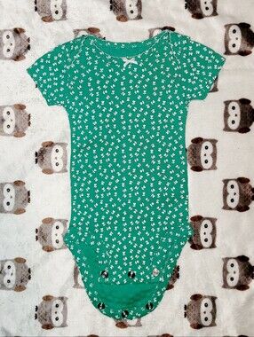 $1 | NB | Floral Short Sleeved Bodysuit/Onesie